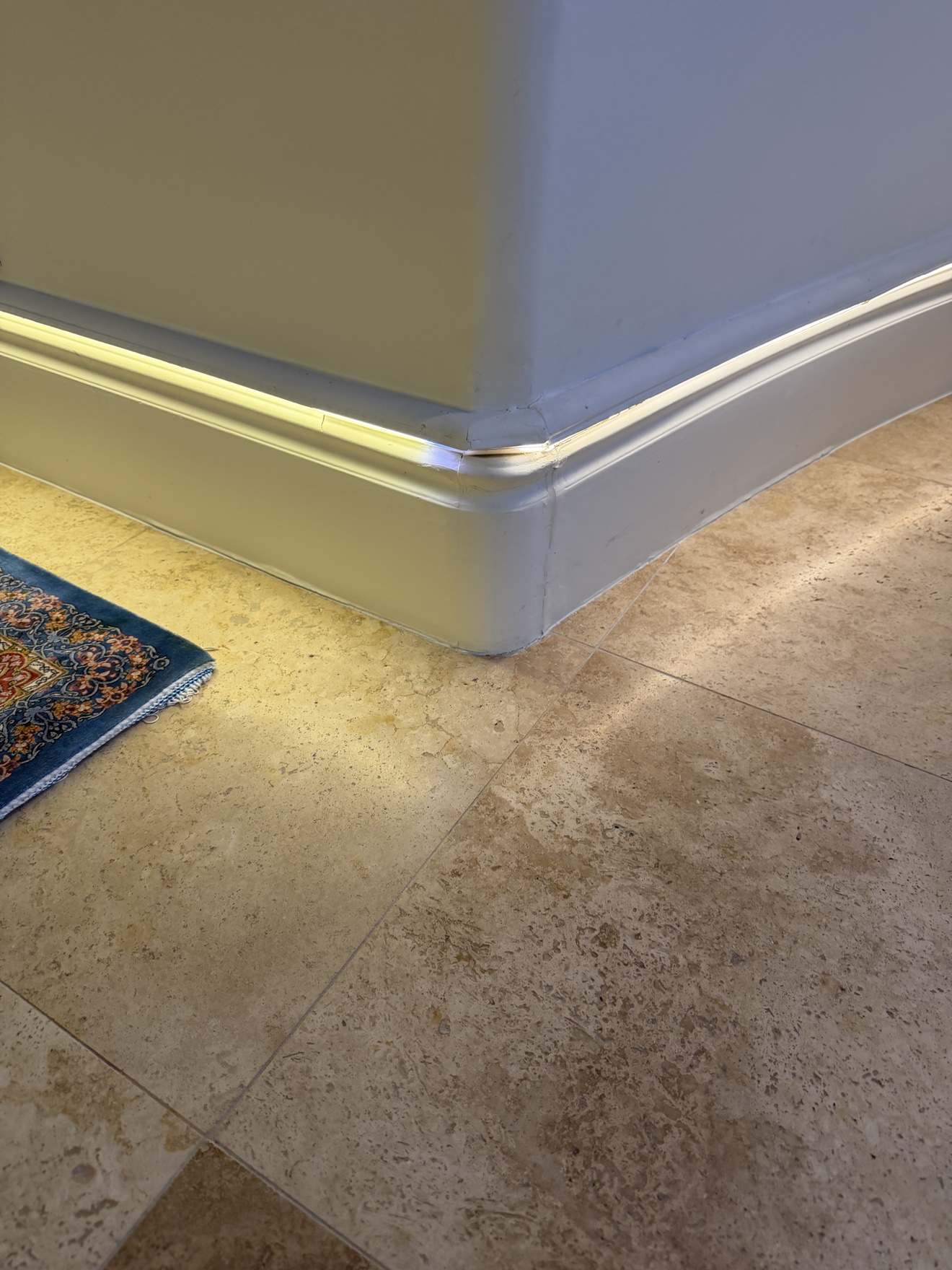 Baseboard and trim finishing